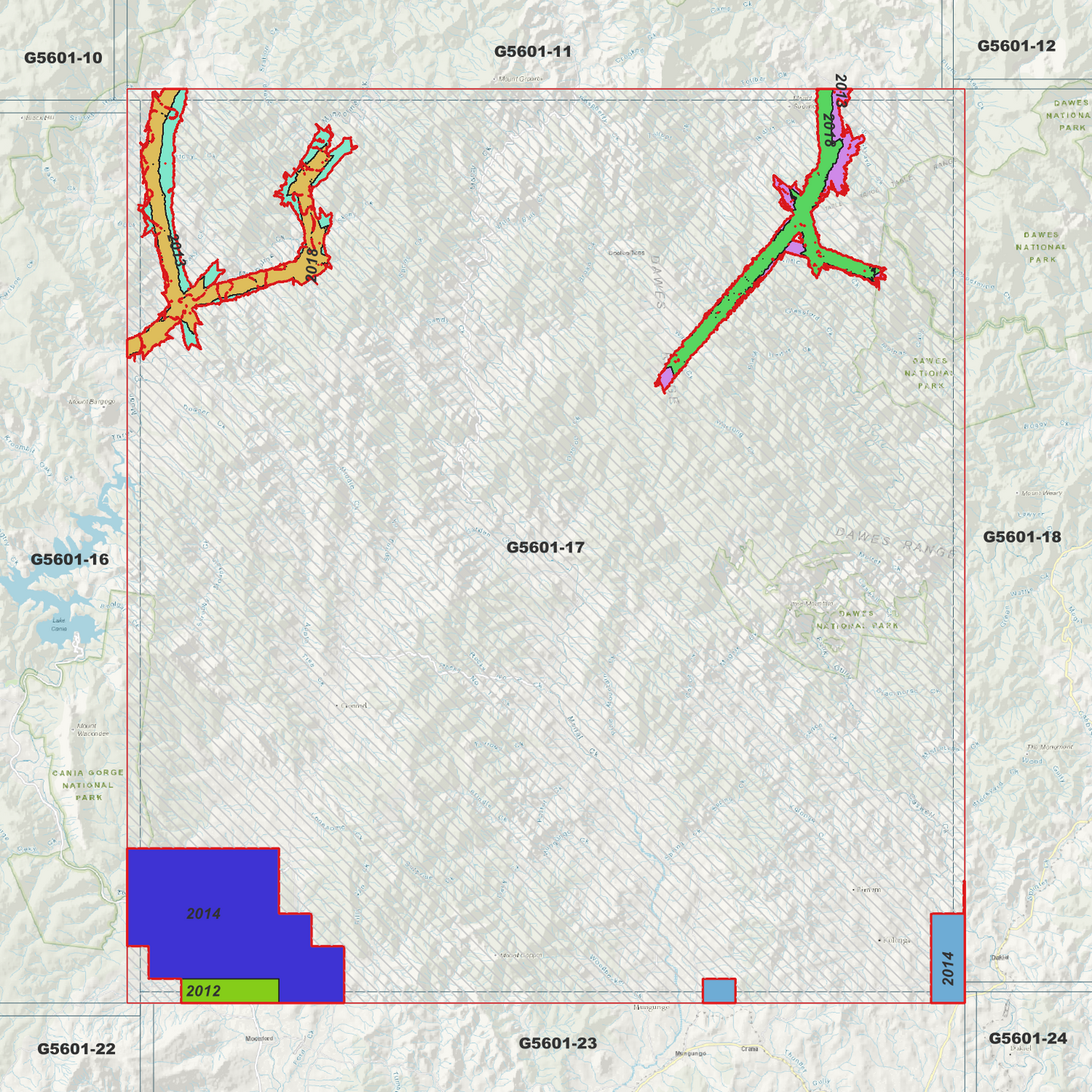Pine Mountain 1m Digital Elevation Model (G5601-17)