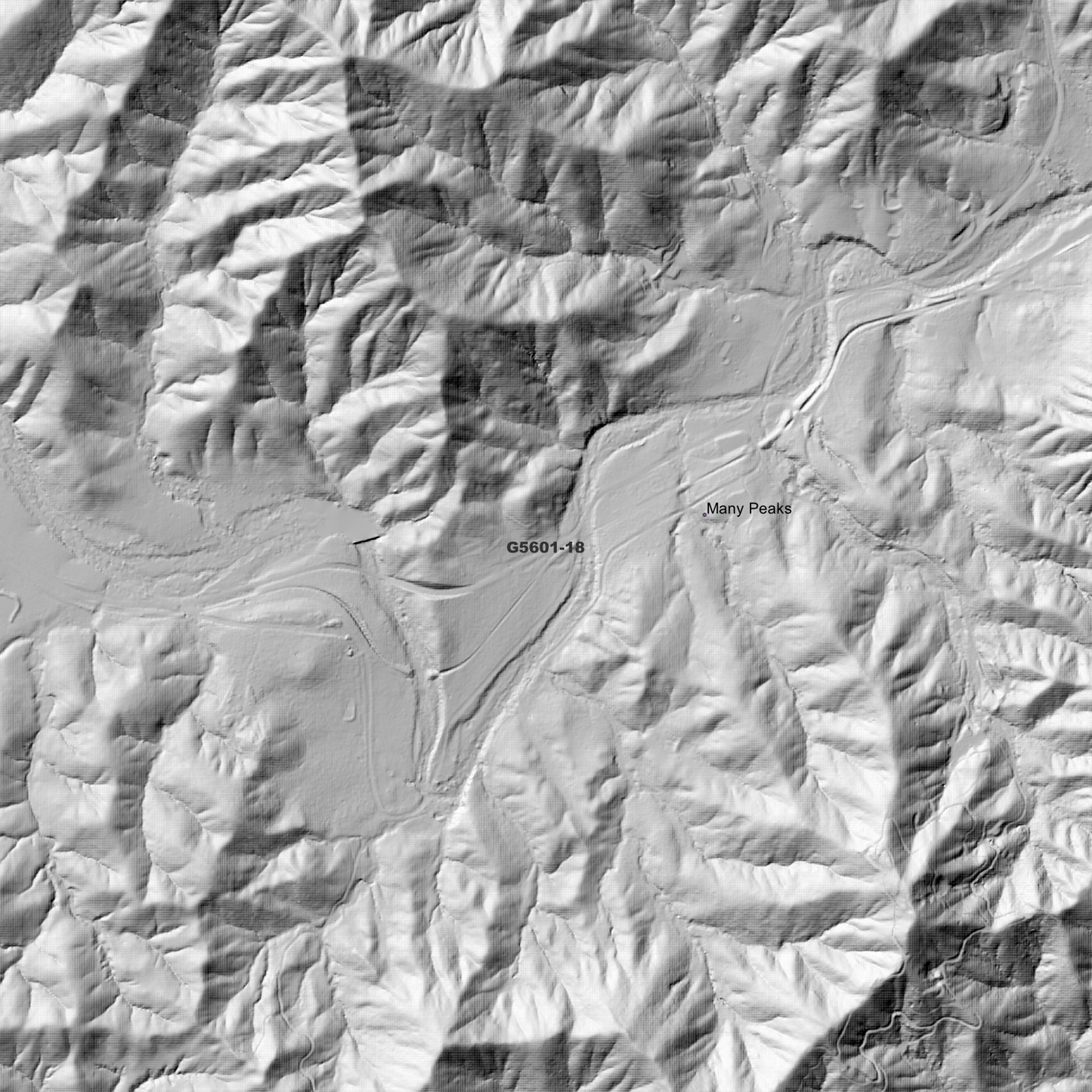 Many Peaks 1m Digital Elevation Model (G5601-18)