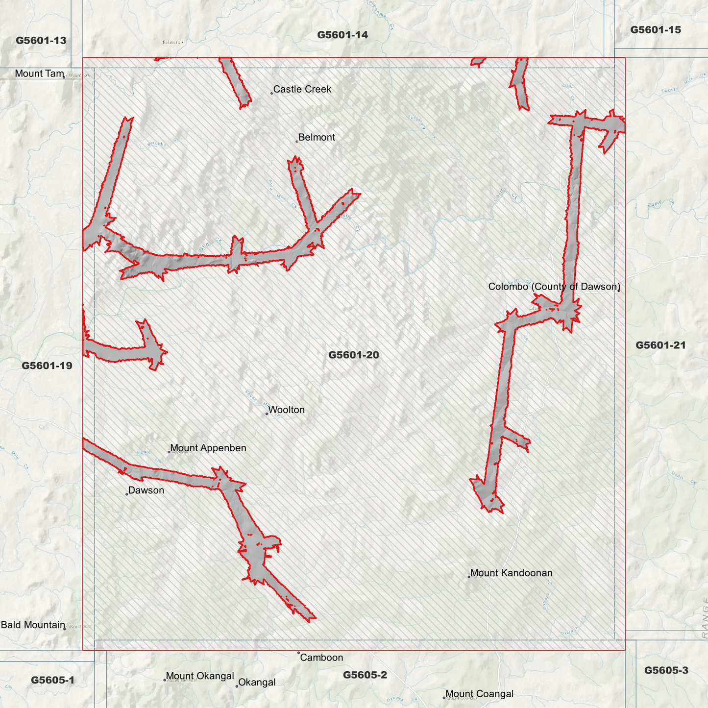 Mount Appenben 1m Digital Elevation Model (G5601-20)