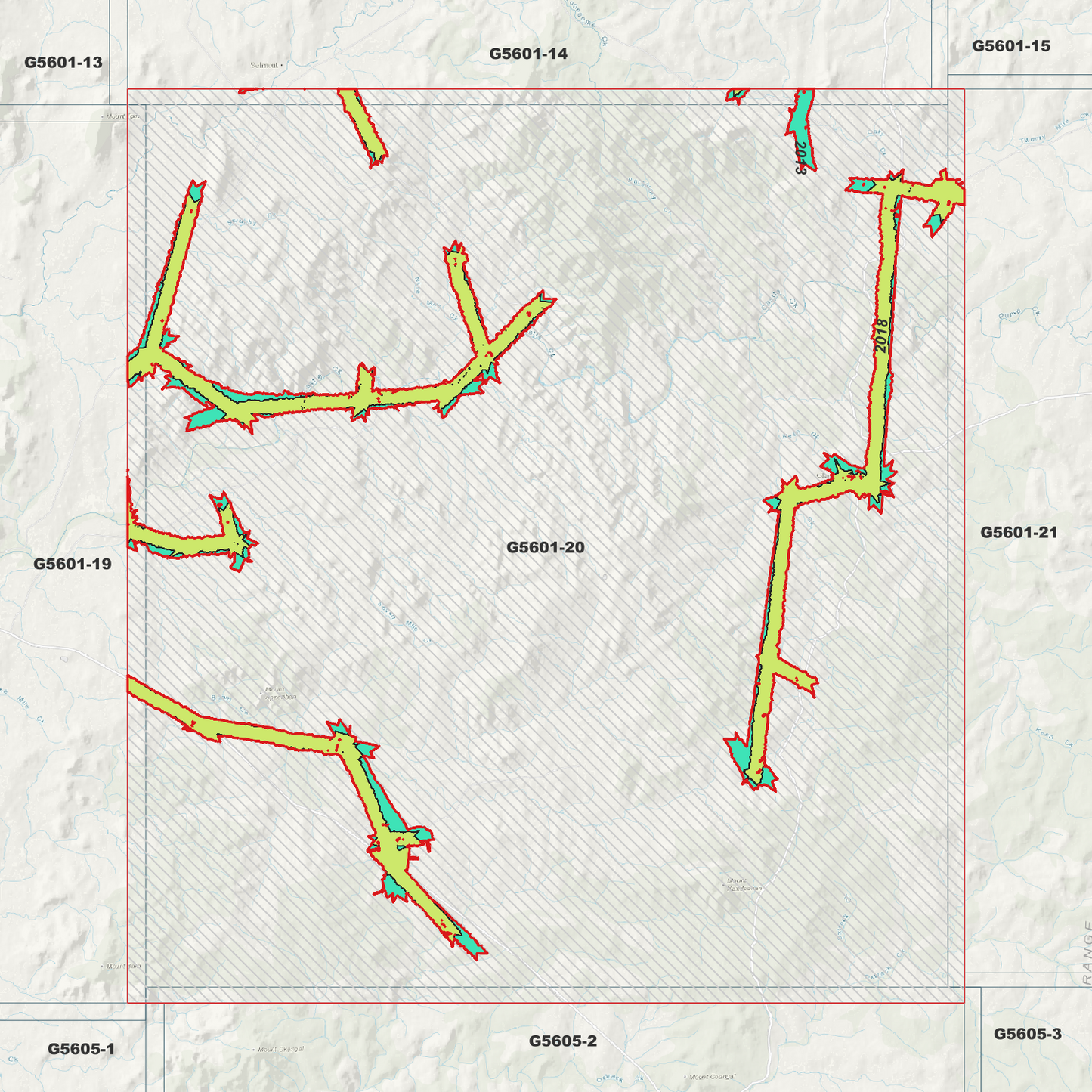 Mount Appenben 1m Digital Elevation Model (G5601-20)