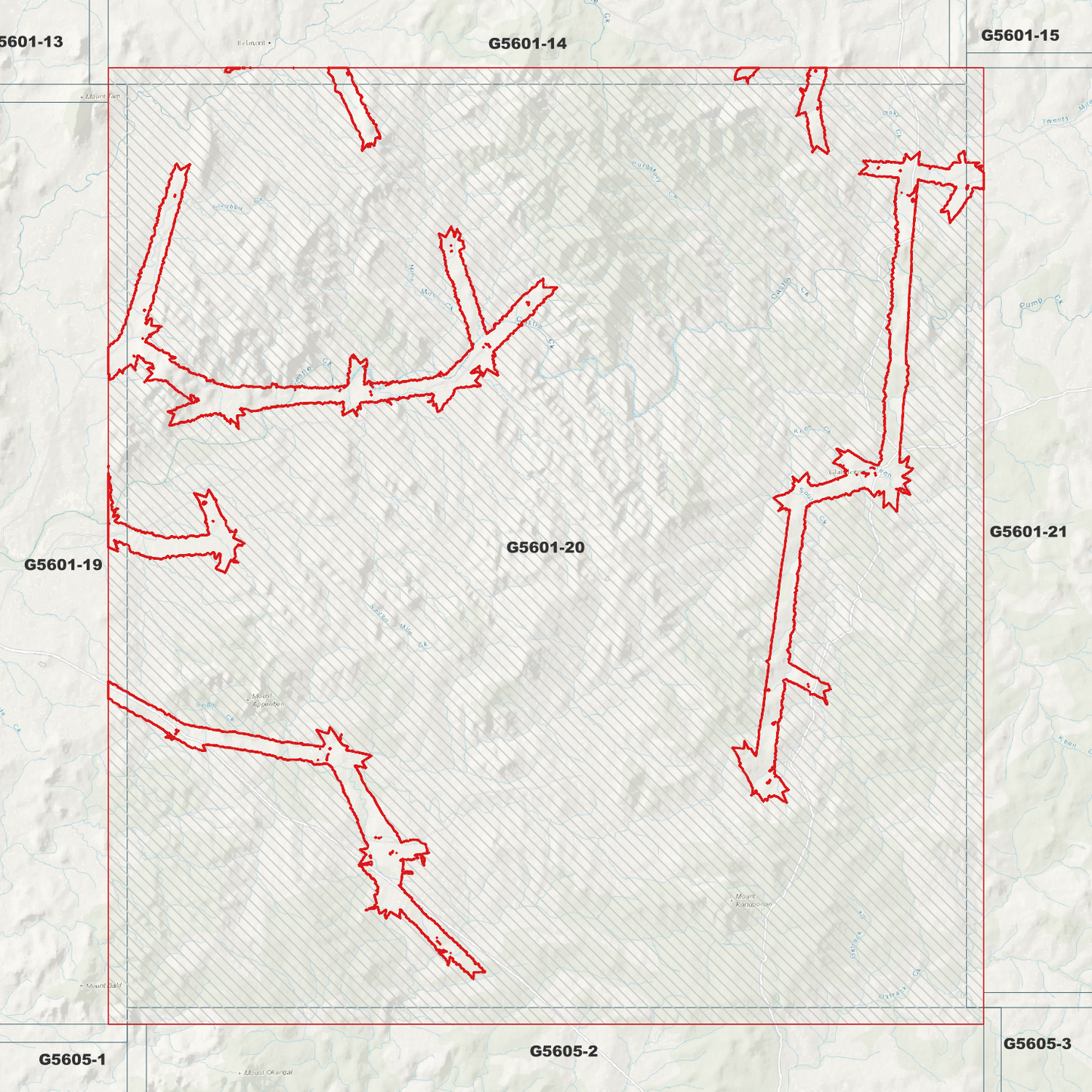 Mount Appenben 1m Digital Elevation Model (G5601-20)