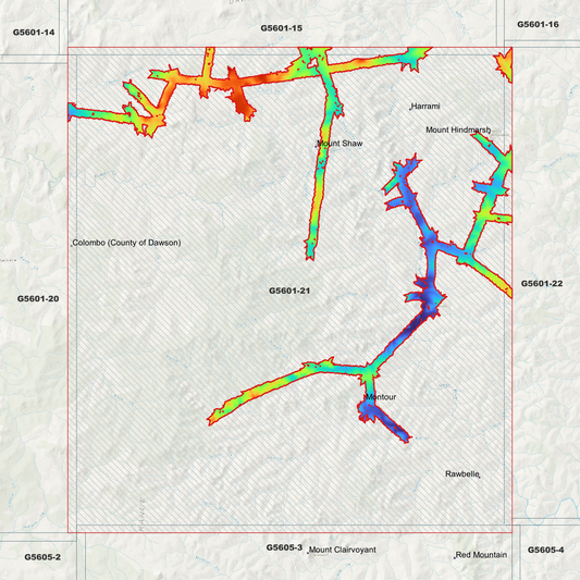 Mount Shaw 1m Digital Elevation Model (G5601-21)