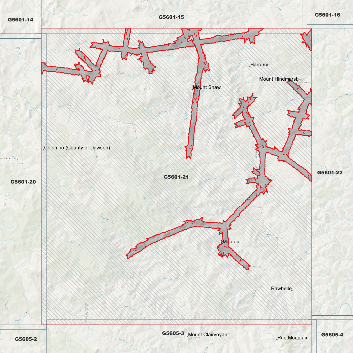 Mount Shaw 1m Digital Elevation Model (G5601-21)