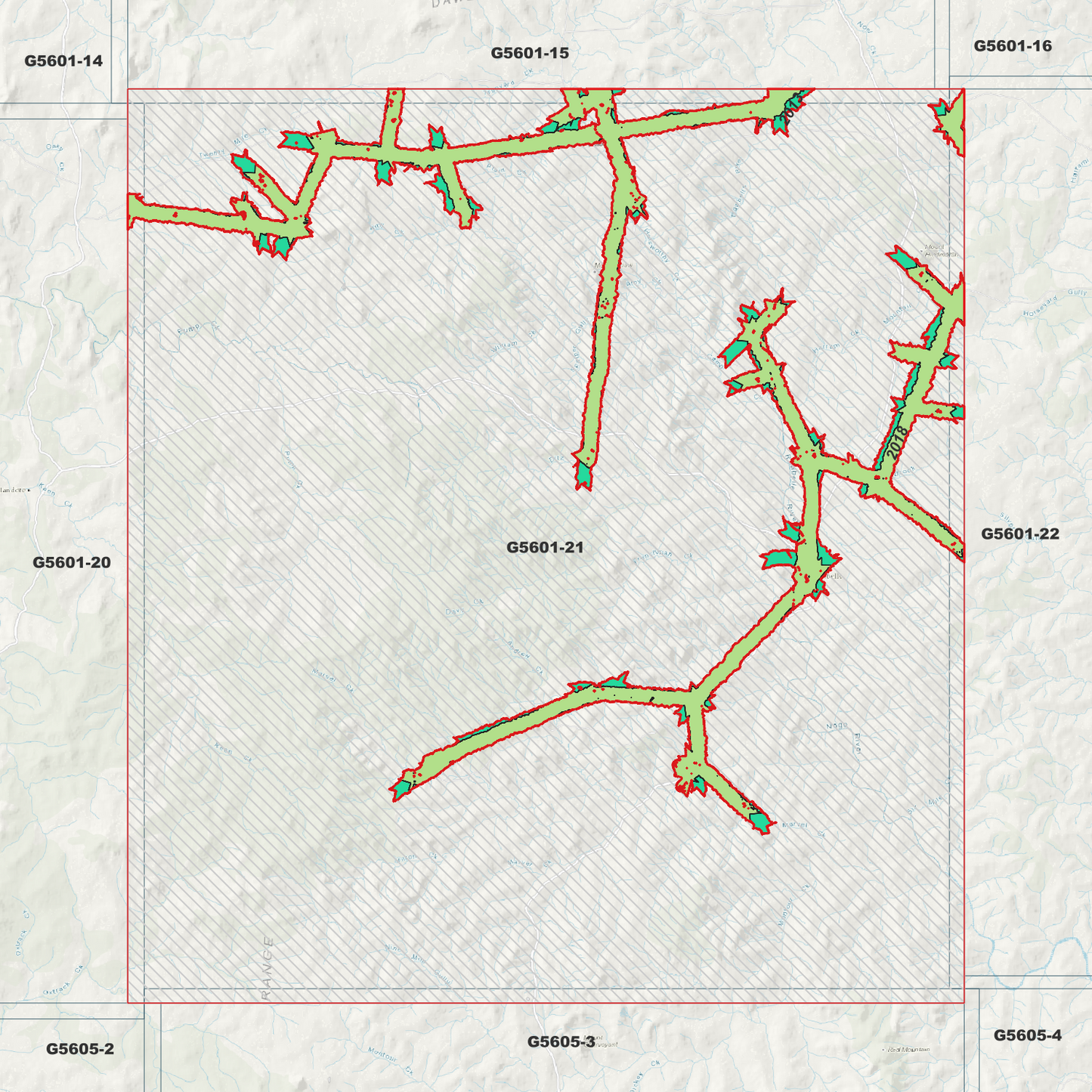 Mount Shaw 1m Digital Elevation Model (G5601-21)