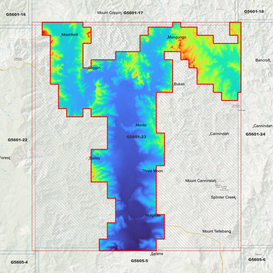 Monto 1m Digital Elevation Model (G5601-23)