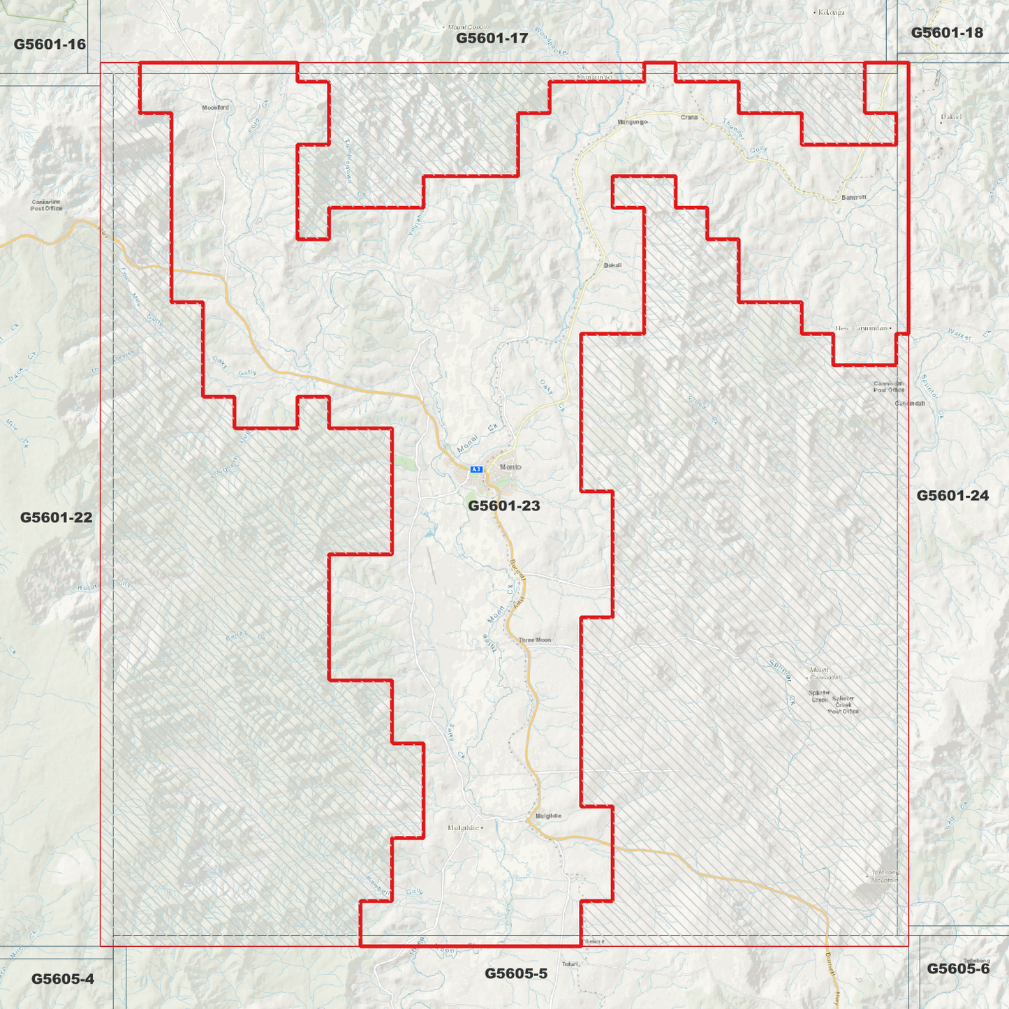 Monto 1m Digital Elevation Model (G5601-23)