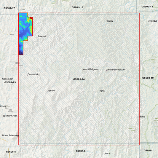 Mount Dalgaran 1m Digital Elevation Model (G5601-24)