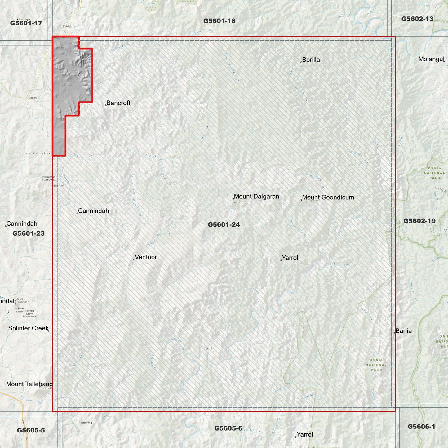 Mount Dalgaran 1m Digital Elevation Model (G5601-24)