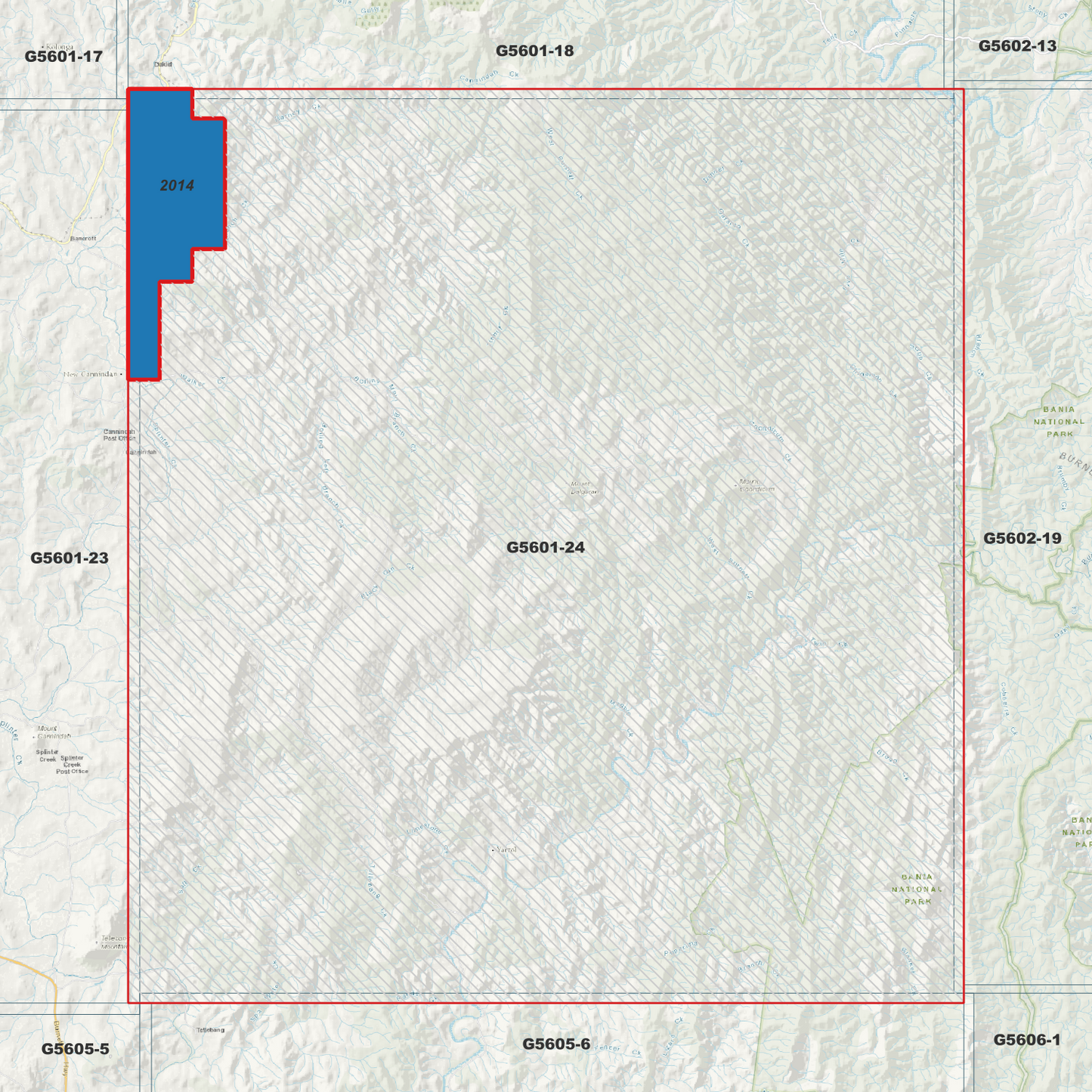 Mount Dalgaran 1m Digital Elevation Model (G5601-24)