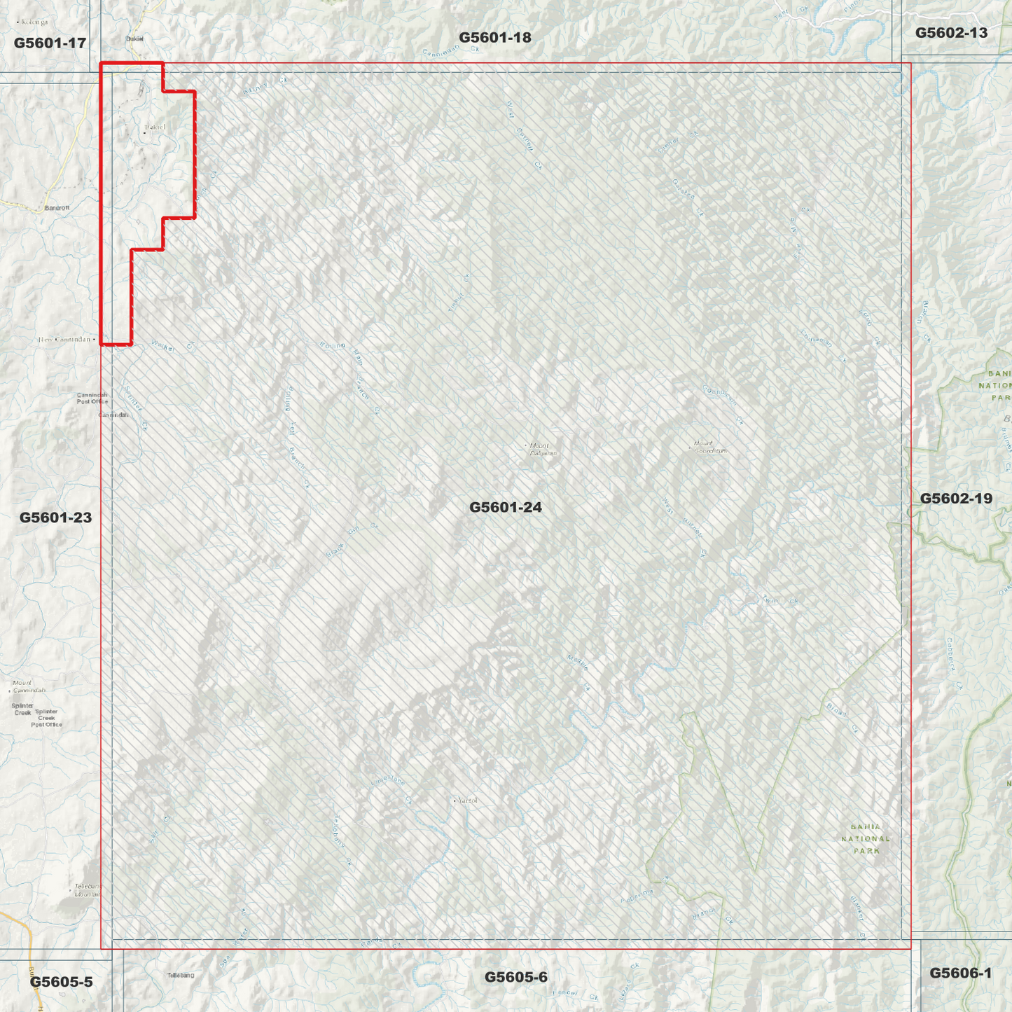 Mount Dalgaran 1m Digital Elevation Model (G5601-24)