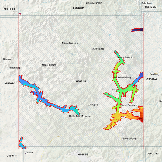 Mount Buckland 1m Digital Elevation Model (G5601-3)