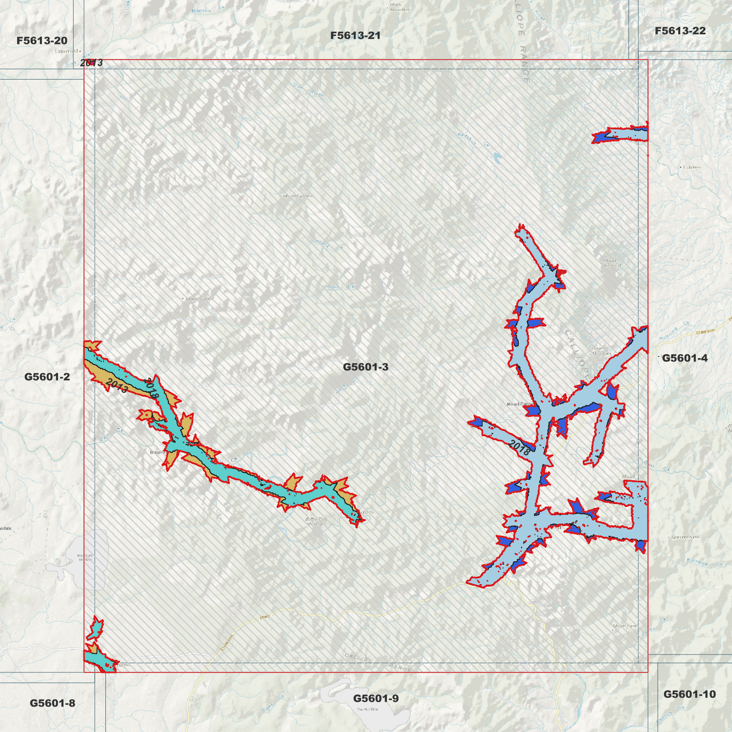 Mount Buckland 1m Digital Elevation Model (G5601-3)
