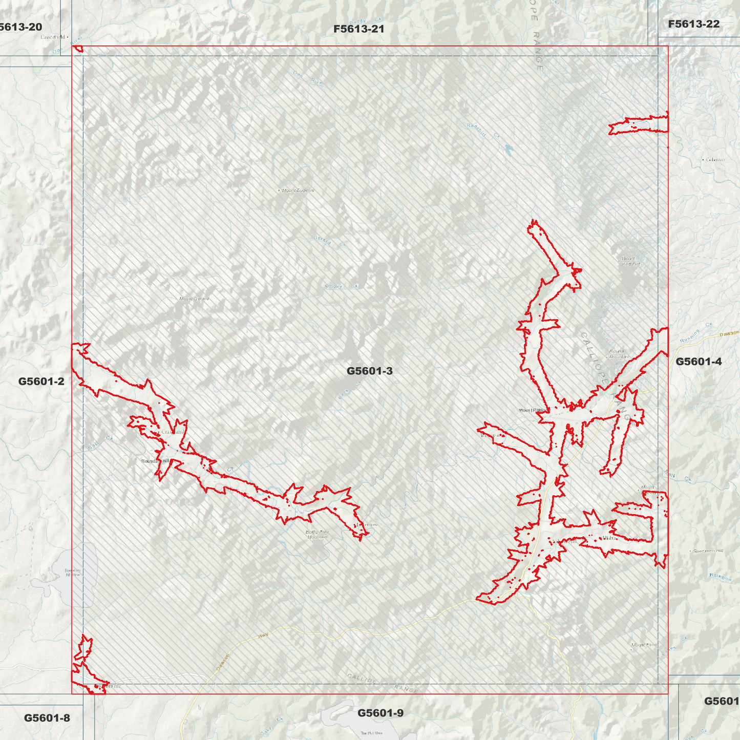 Mount Buckland 1m Digital Elevation Model (G5601-3)