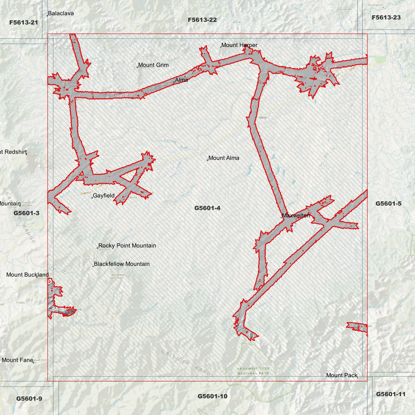 Mount Grim 1m Digital Elevation Model (G5601-4)