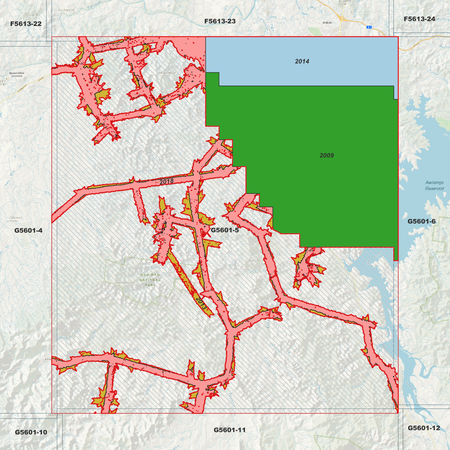 Calliope 1m Digital Elevation Model (G5601-5)