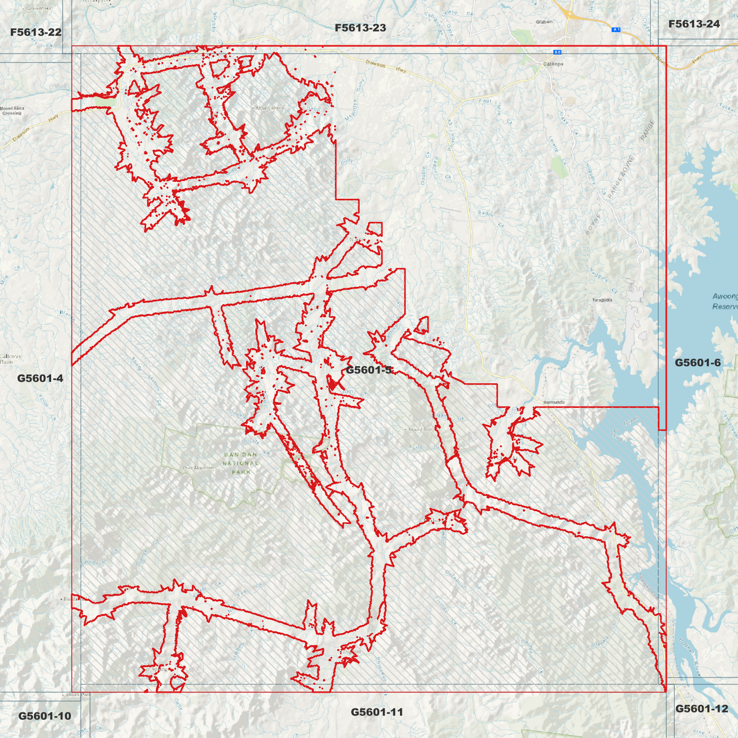 Calliope 1m Digital Elevation Model (G5601-5)