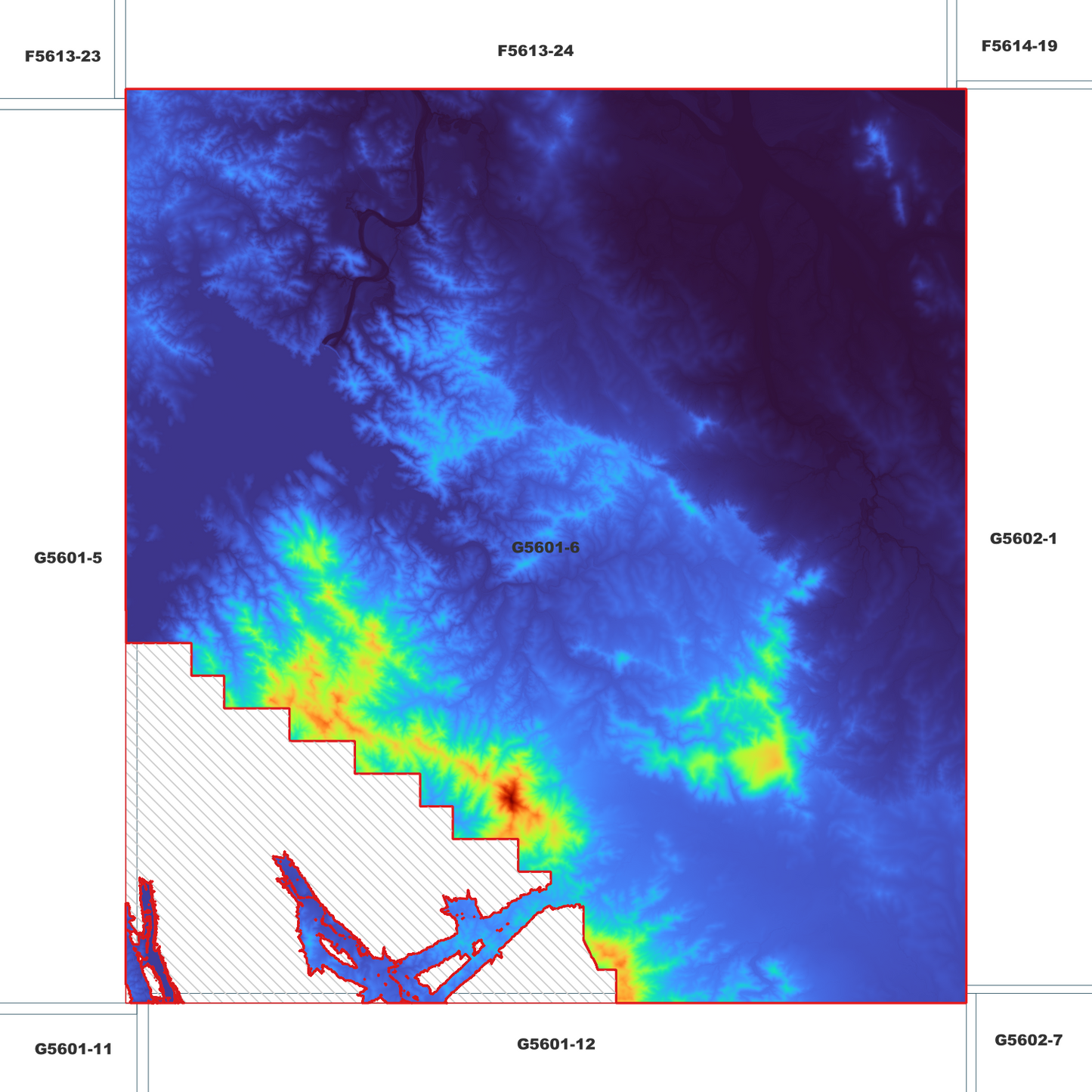 Lake Awoonga 1m Digital Elevation Model (G5601-6)