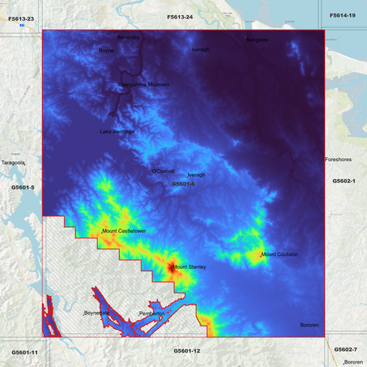 Lake Awoonga 1m Digital Elevation Model (G5601-6)