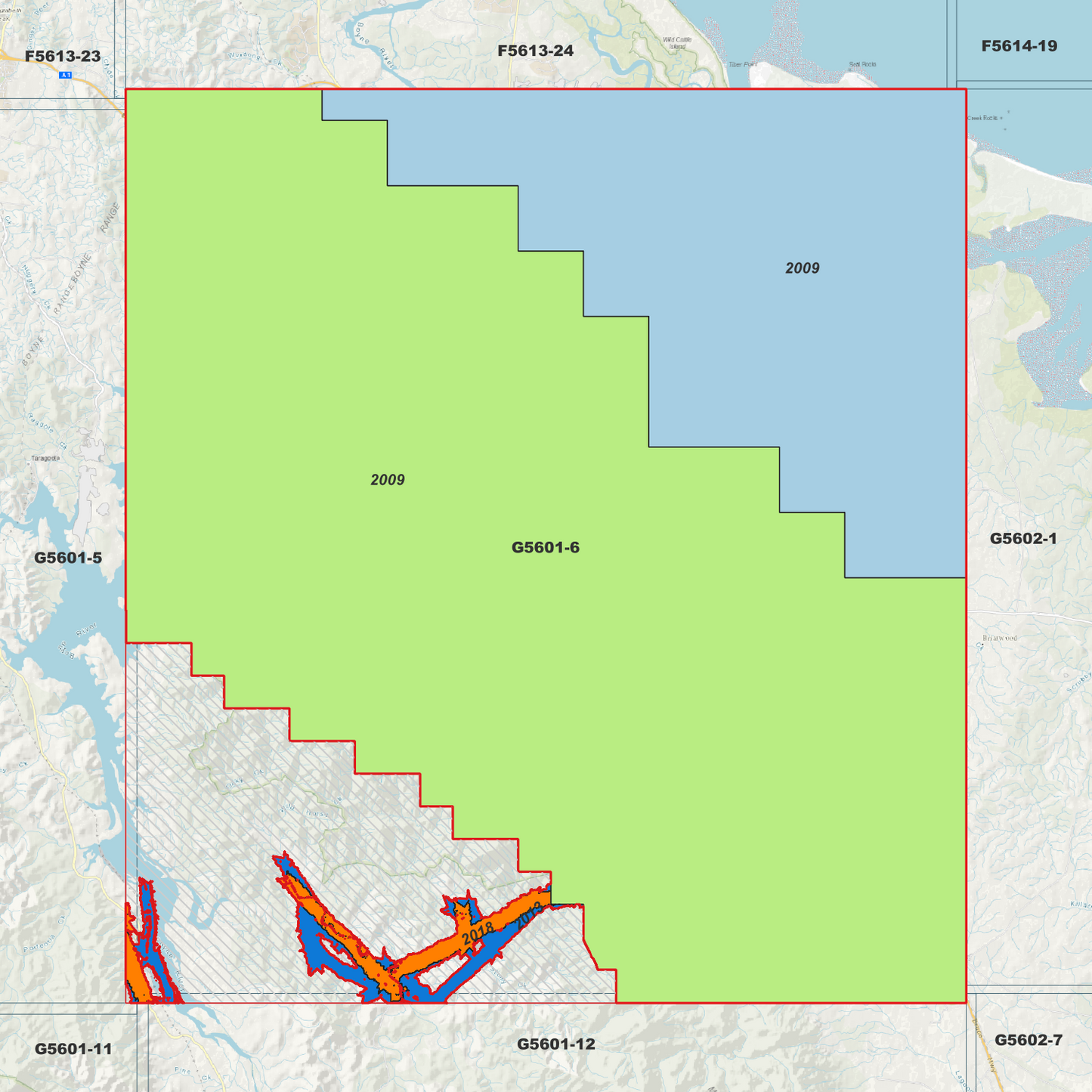 Lake Awoonga 1m Digital Elevation Model (G5601-6)
