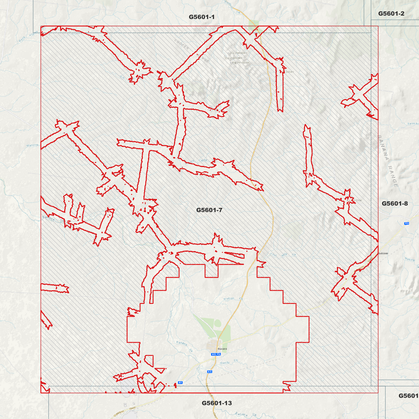 Banana 1m Digital Elevation Model (G5601-7)