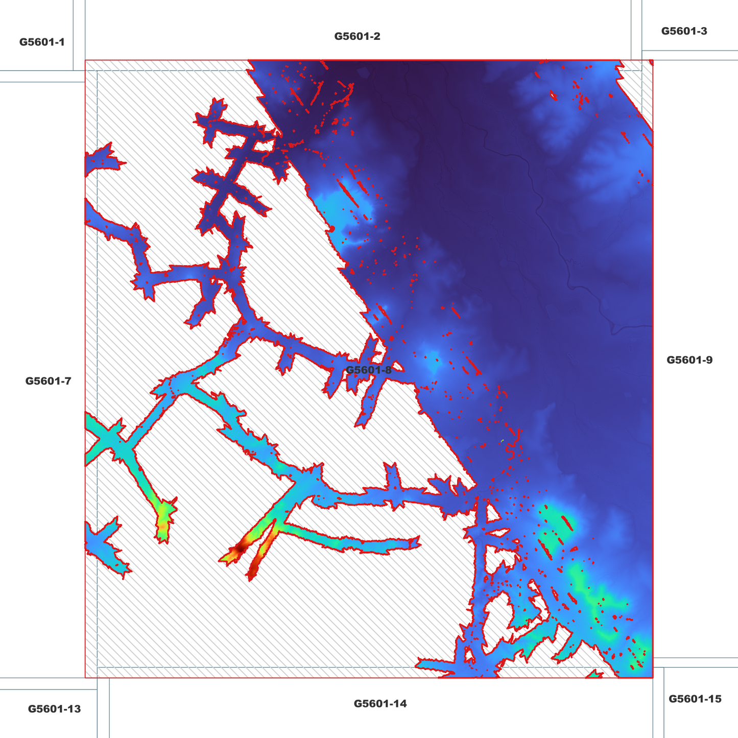 Orange Creek 1m Digital Elevation Model (G5601-8)