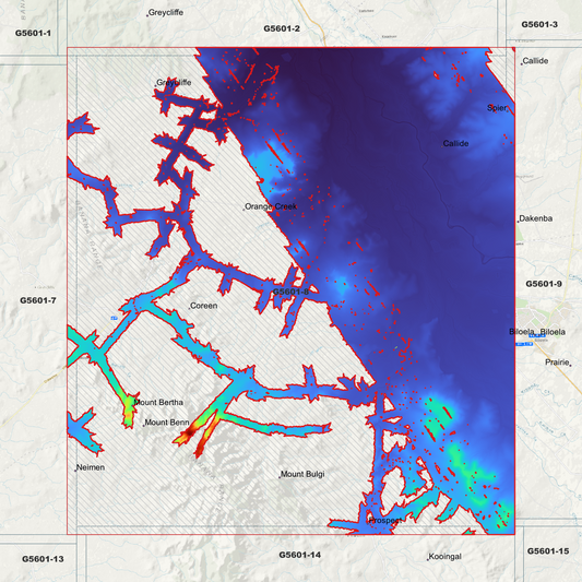 Orange Creek 1m Digital Elevation Model (G5601-8)