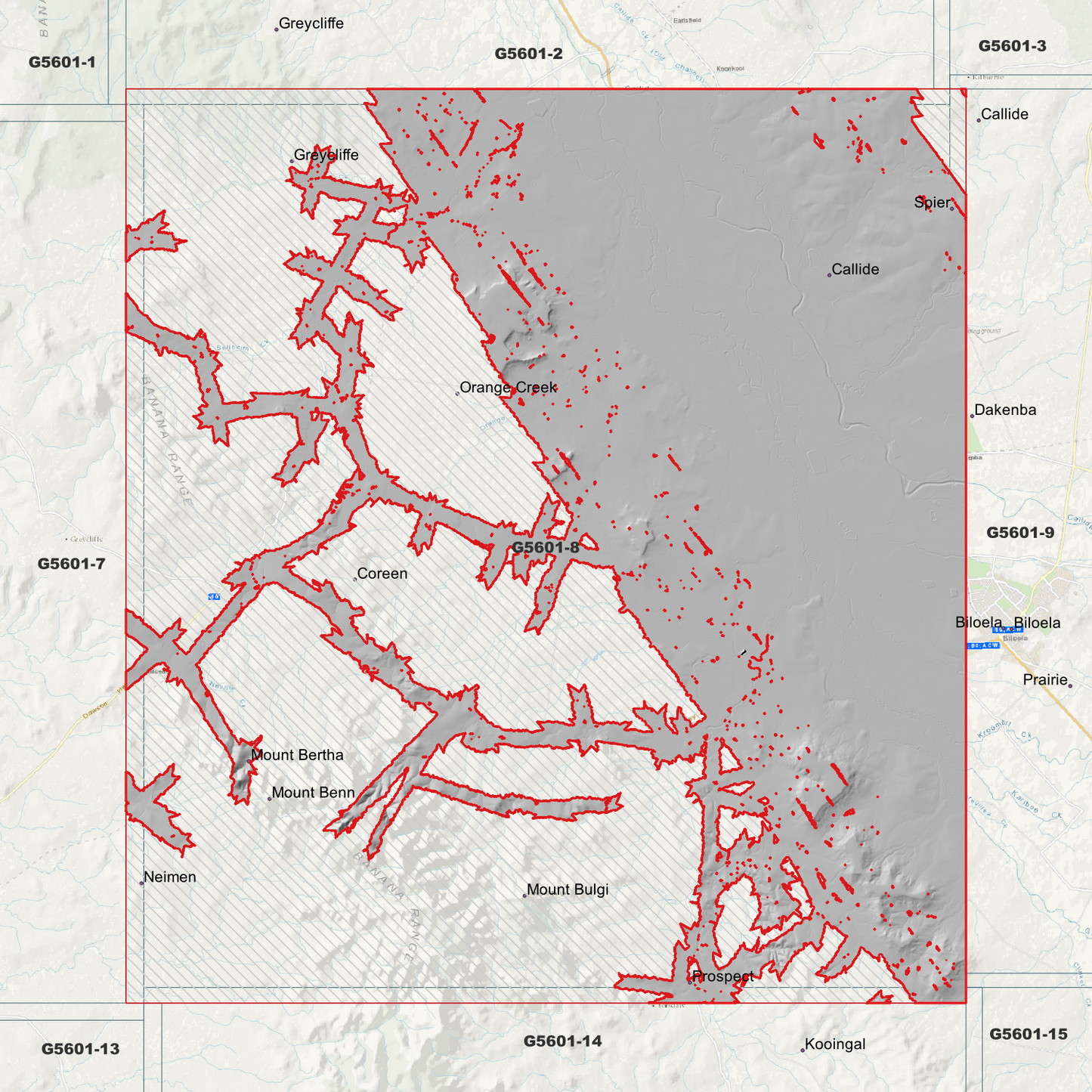 Orange Creek 1m Digital Elevation Model (G5601-8)