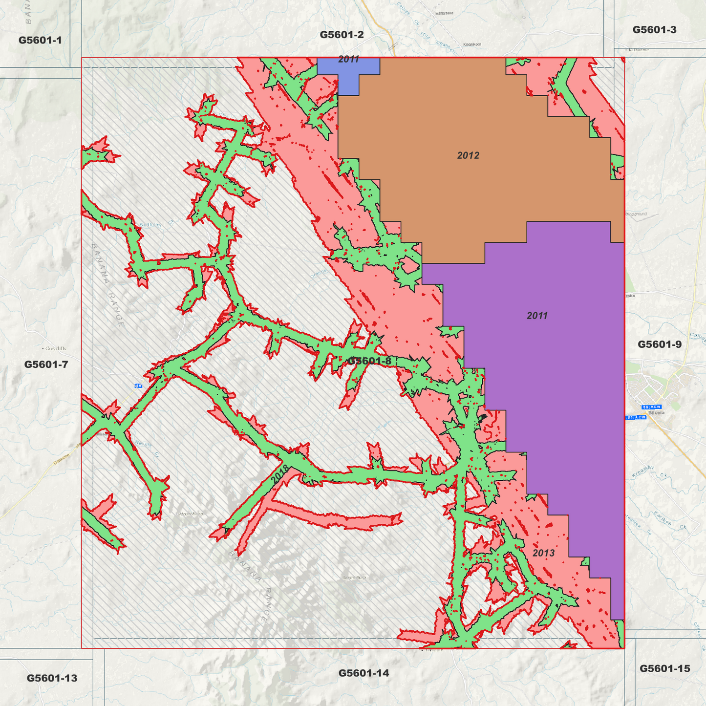 Orange Creek 1m Digital Elevation Model (G5601-8)