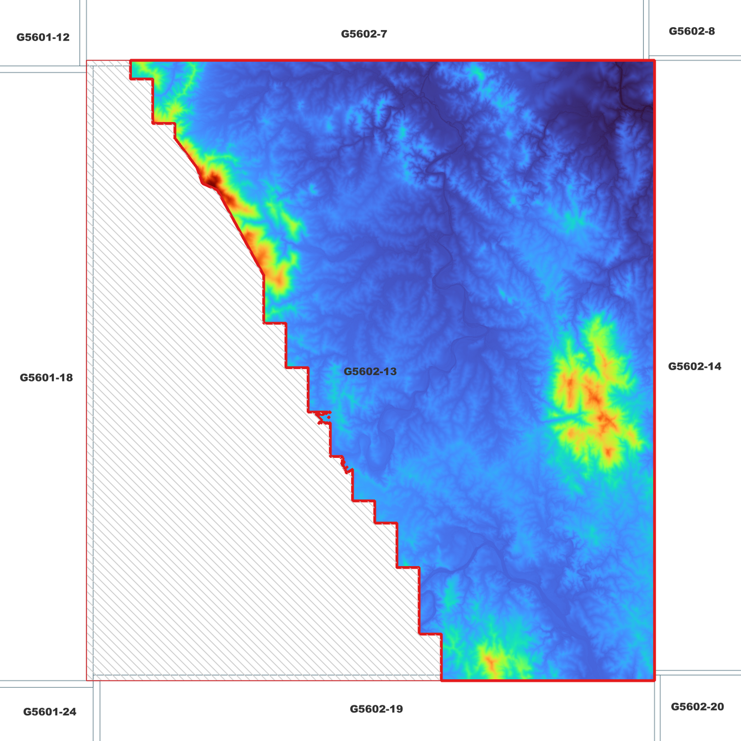Warro 1m Digital Elevation Model (G5602-13)