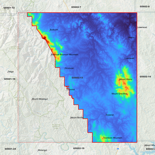 Warro 1m Digital Elevation Model (G5602-13)