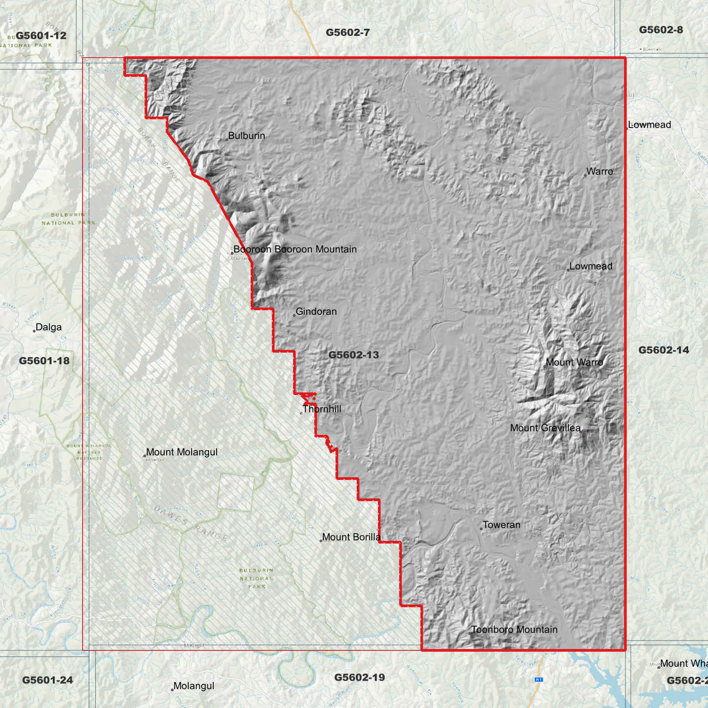 Warro 1m Digital Elevation Model (G5602-13)