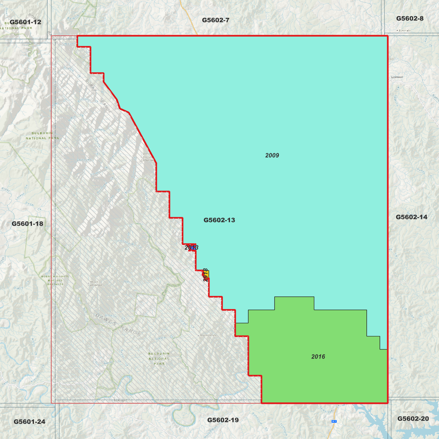 Warro 1m Digital Elevation Model (G5602-13)