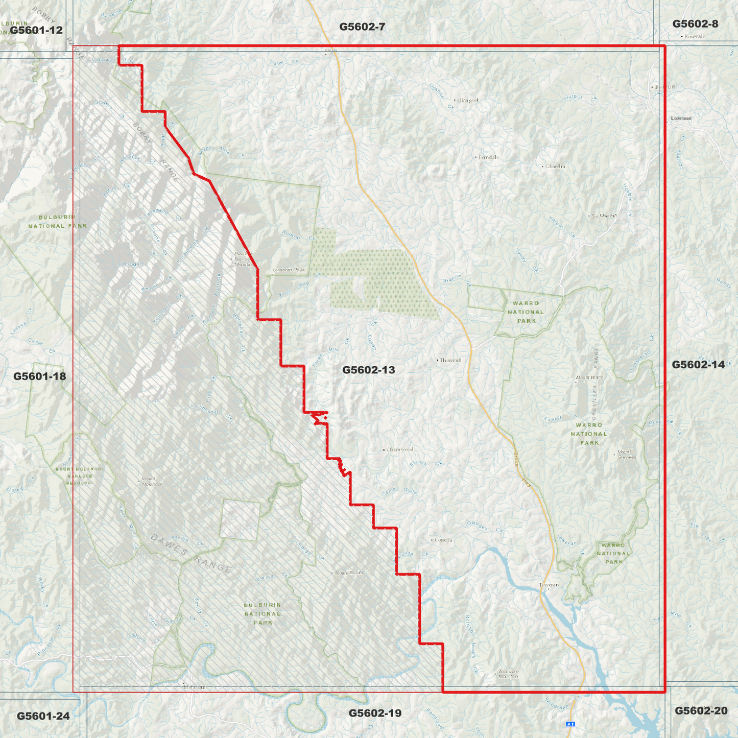 Warro 1m Digital Elevation Model (G5602-13)