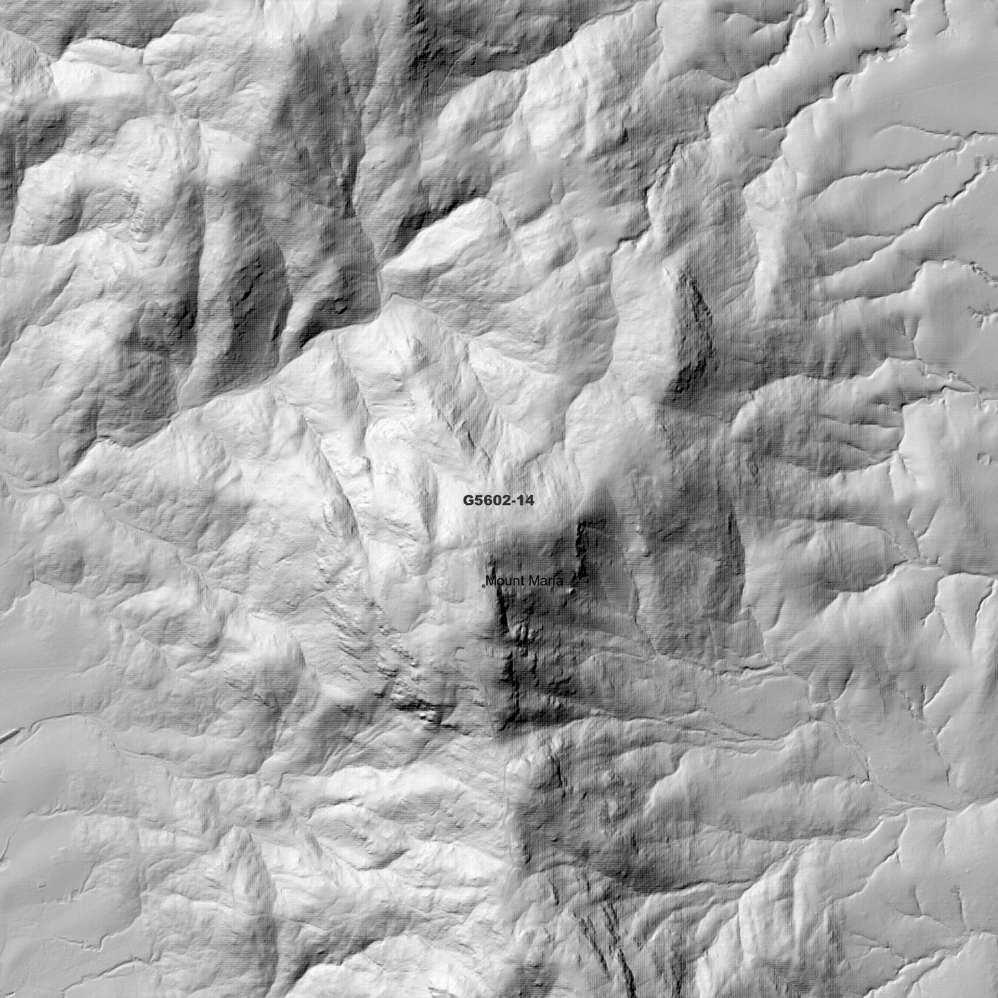 Mount Maria 1m Digital Elevation Model (G5602-14)