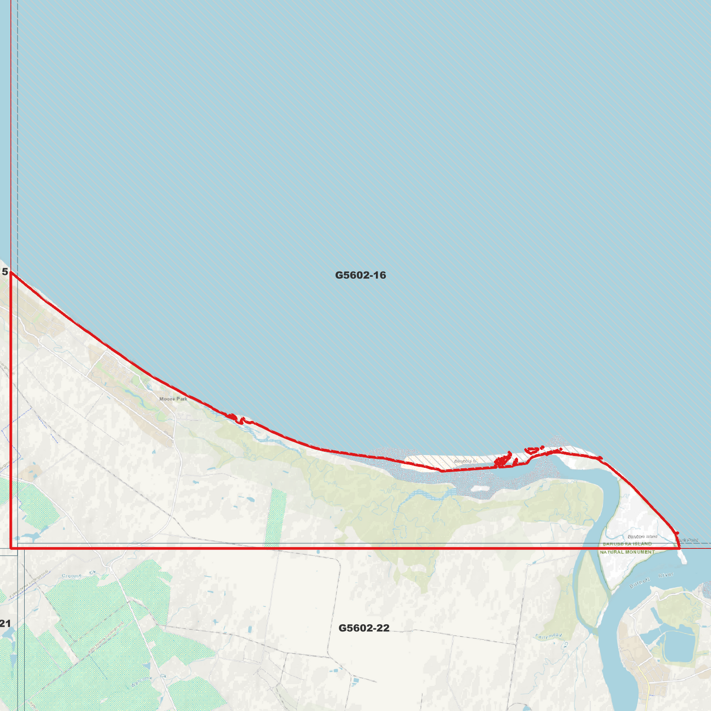 Moore Park 1m Digital Elevation Model (G5602-16)