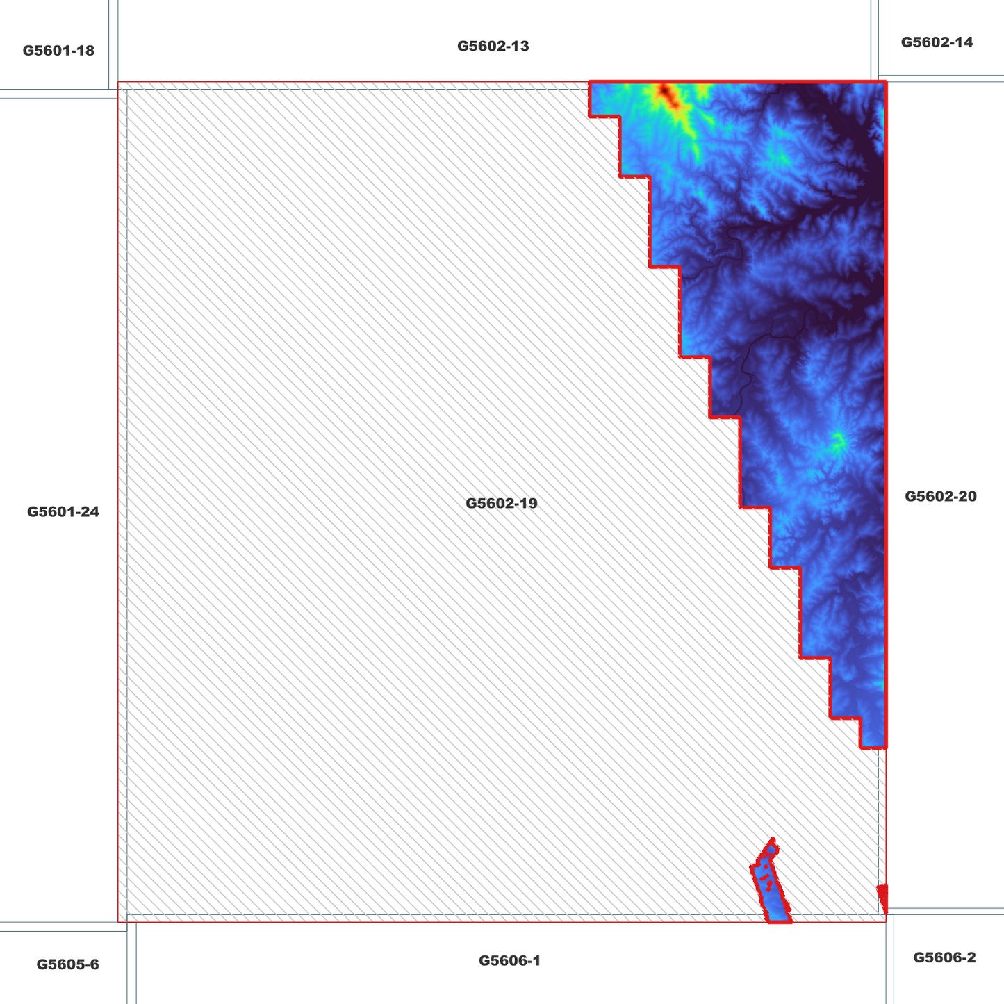 Mount Gaeta 1m Digital Elevation Model (G5602-19)