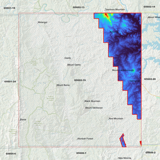 Mount Gaeta 1m Digital Elevation Model (G5602-19)