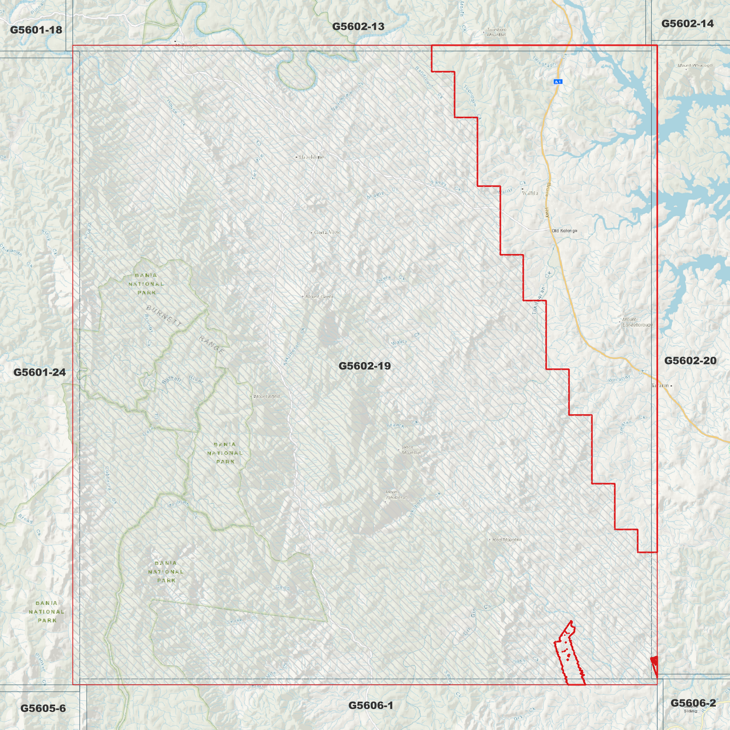Mount Gaeta 1m Digital Elevation Model (G5602-19)