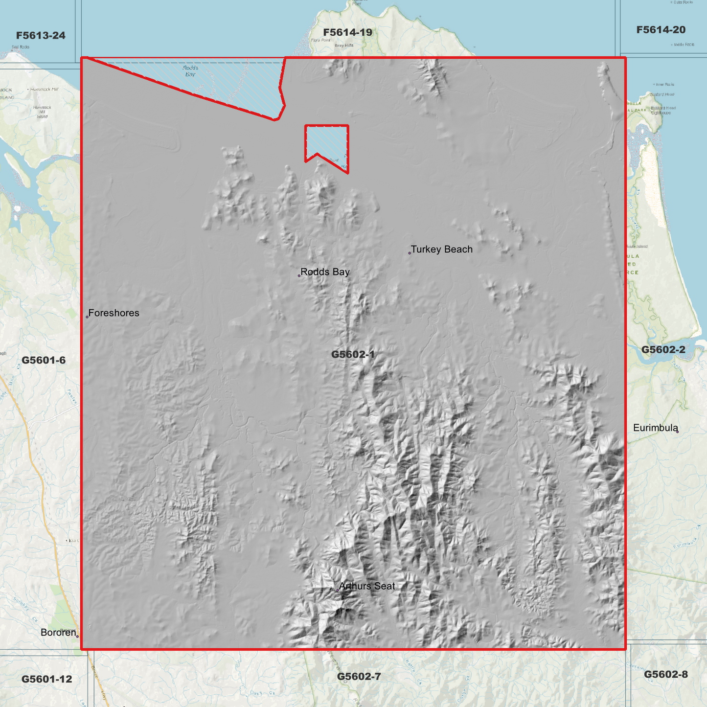 Rodds Bay1m Digital Elevation Model (G5602-1)