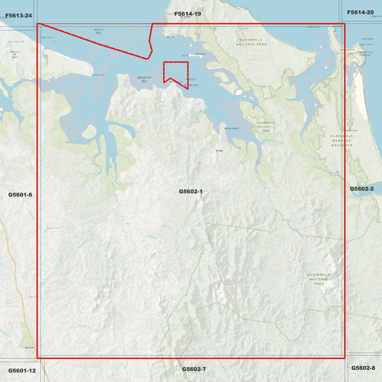 Rodds Bay1m Digital Elevation Model (G5602-1)
