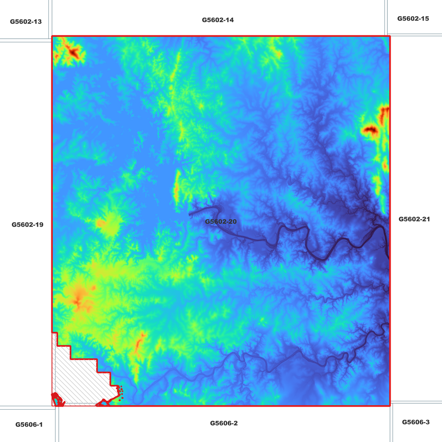 Gin Gin 1m Digital Elevation Model (G5602-20)