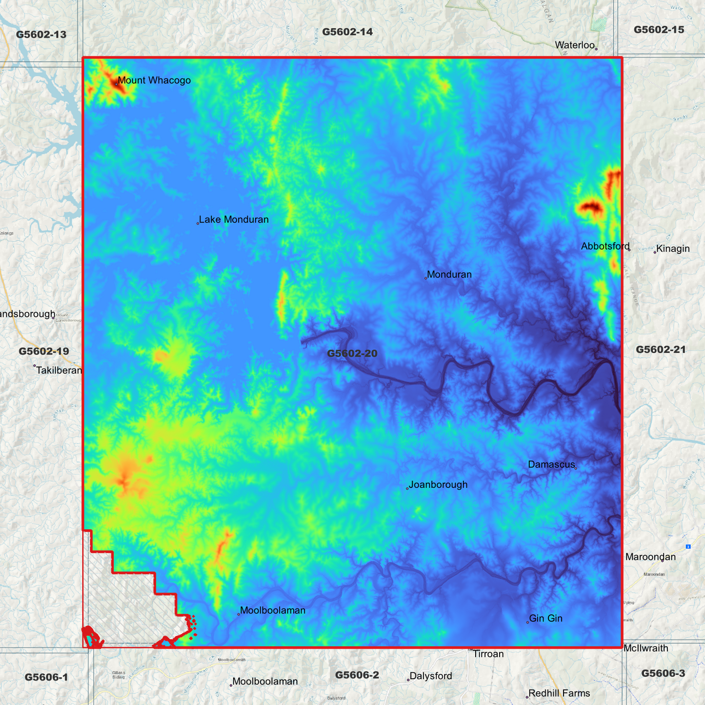 Gin Gin 1m Digital Elevation Model (G5602-20)