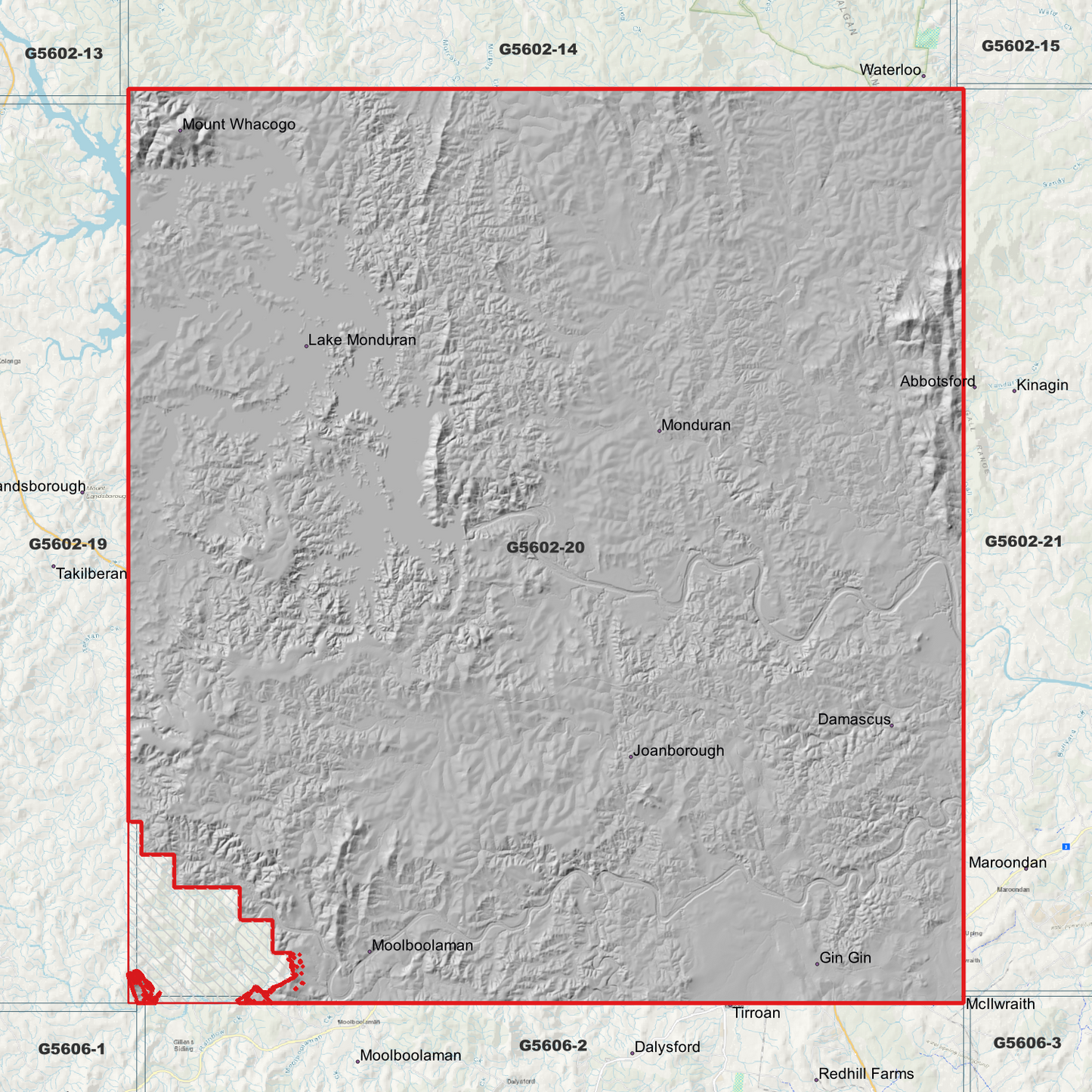 Gin Gin 1m Digital Elevation Model (G5602-20)