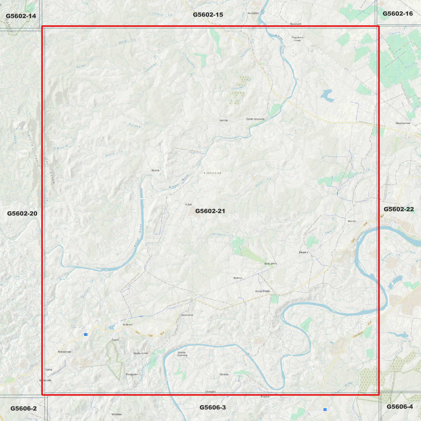 Bucca 1m Digital Elevation Model (G5602-21)