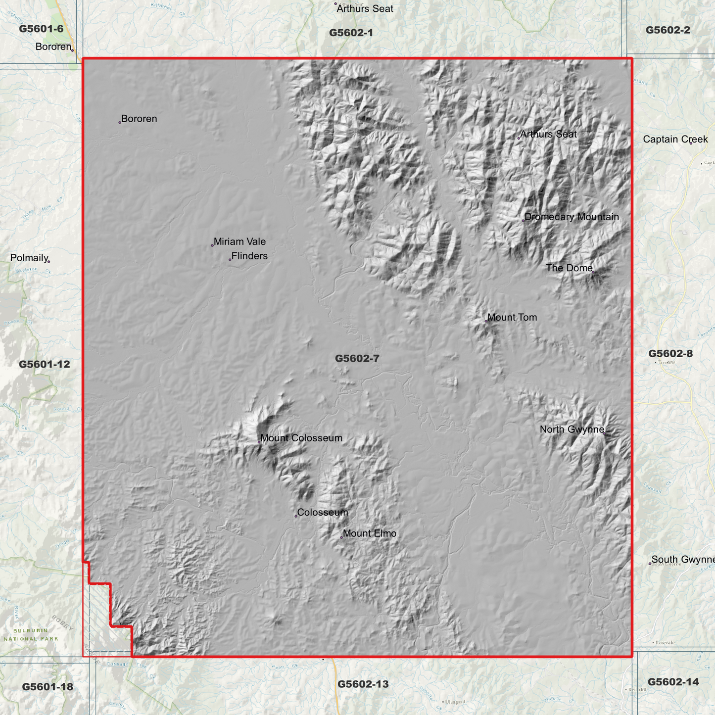 Miriam Vale 1m Digital Elevation Model (G5602-7)