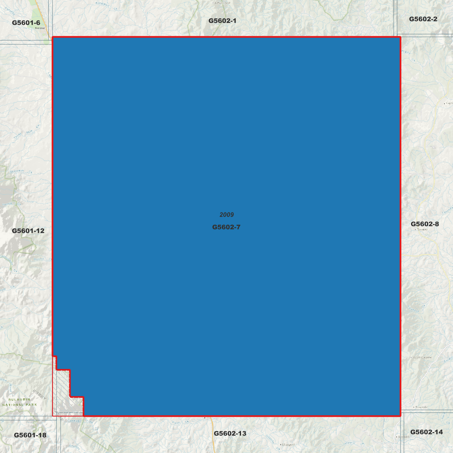 Miriam Vale 1m Digital Elevation Model (G5602-7)