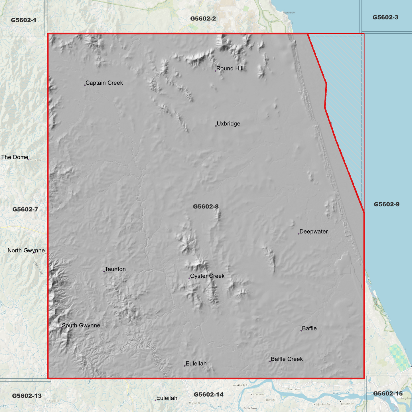 Taunton 1m Digital Elevation Model (G5602-8)