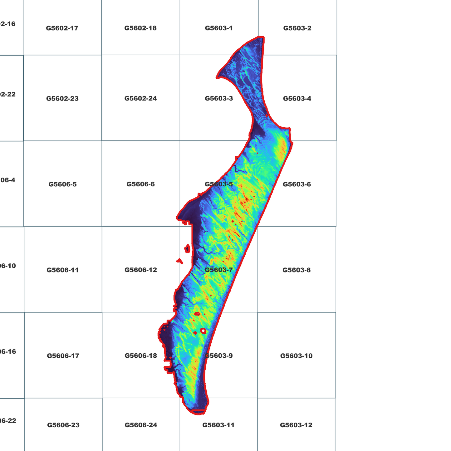 K’gari Special 1m Digital Elevation Model (G5603-0)
