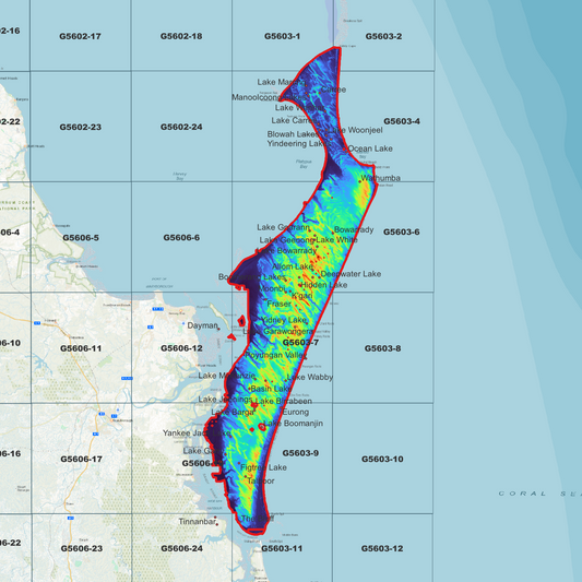 K’gari Special 1m Digital Elevation Model (G5603-0)