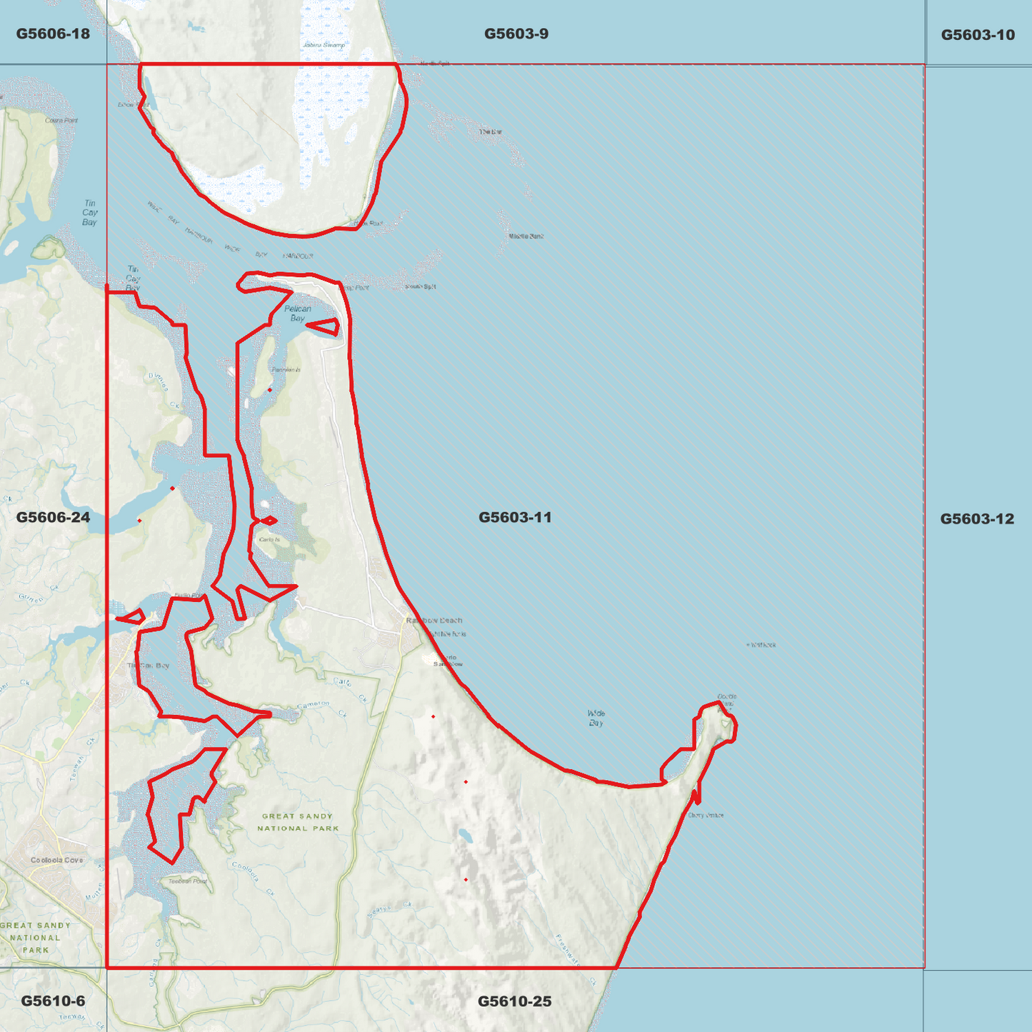 Rainbow Beach 1m Digital Elevation Model (G5603-11)